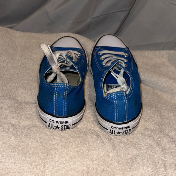 Converse Blue and White Women's Sneakers - Picture 3 of 5